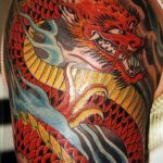 dragon color tattoo 23.01.2020 №011 -dragon tattoo- tattoovalue.net