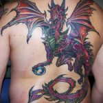 dragon color tattoo 23.01.2020 №017 -dragon tattoo- tattoovalue.net