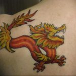 dragon color tattoo 23.01.2020 №019 -dragon tattoo- tattoovalue.net