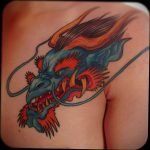 dragon color tattoo 23.01.2020 №023 -dragon tattoo- tattoovalue.net
