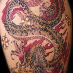 dragon color tattoo 23.01.2020 №024 -dragon tattoo- tattoovalue.net