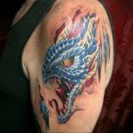 dragon color tattoo 23.01.2020 №025 -dragon tattoo- tattoovalue.net