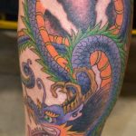 dragon color tattoo 23.01.2020 №027 -dragon tattoo- tattoovalue.net