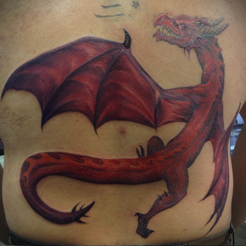 dragon color tattoo 23.01.2020 №028 -dragon tattoo- tattoovalue.net