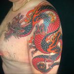 dragon color tattoo 23.01.2020 №030 -dragon tattoo- tattoovalue.net