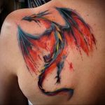 dragon color tattoo 23.01.2020 №045 -dragon tattoo- tattoovalue.net