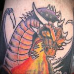 dragon color tattoo 23.01.2020 №046 -dragon tattoo- tattoovalue.net