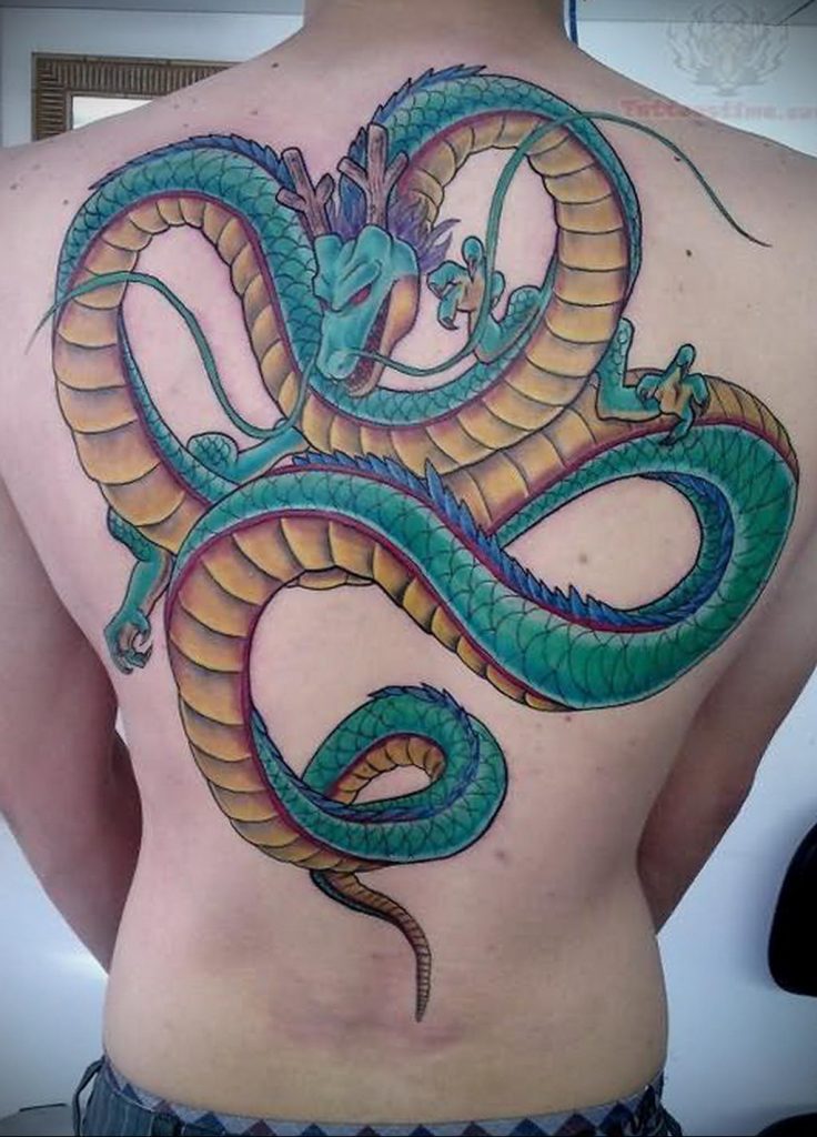 dragon color tattoo 23.01.2020 №054 -dragon tattoo- tattoovalue.net
