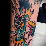 dragon color tattoo 23.01.2020 №067 -dragon tattoo- tattoovalue.net