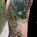 dragon sleeve tattoo 23.01.2020 №045 -dragon tattoo- tattoovalue.net