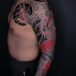 dragon sleeve tattoo 23.01.2020 №006 -dragon tattoo- tattoovalue.net