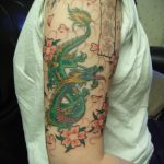 dragon sleeve tattoo 23.01.2020 №019 -dragon tattoo- tattoovalue.net