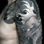 dragon sleeve tattoo 23.01.2020 №049 -dragon tattoo- tattoovalue.net