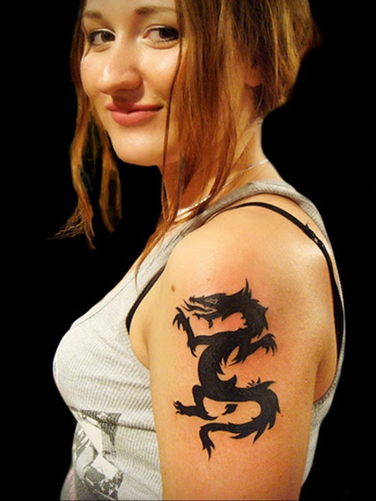 dragon tattoo for girls 23.01.2020 №042 -dragon tattoo- tattoovalue.net