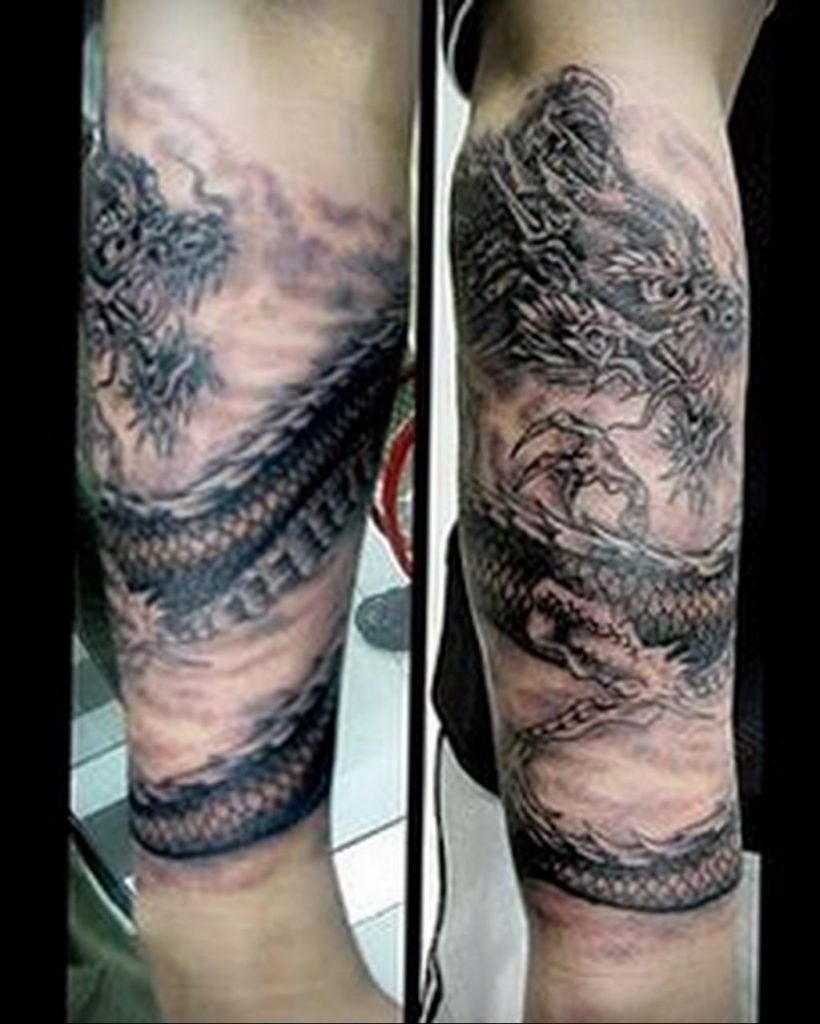 Top 67 dragon wrapped around arm tattoo  thtantai2
