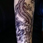 dragon tattoo on arm 23.01.2020 №030 -dragon tattoo- tattoovalue.net