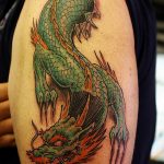 dragon tattoo on arm 23.01.2020 №006 -dragon tattoo- tattoovalue.net