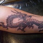 dragon tattoo on arm 23.01.2020 №033 -dragon tattoo- tattoovalue.net