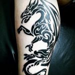 dragon tattoo on arm 23.01.2020 №034 -dragon tattoo- tattoovalue.net