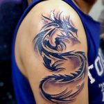 dragon tattoo on arm 23.01.2020 №036 -dragon tattoo- tattoovalue.net