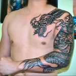 dragon tattoo on arm 23.01.2020 №039 -dragon tattoo- tattoovalue.net