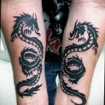 dragon tattoo on arm 23.01.2020 №042 -dragon tattoo- tattoovalue.net