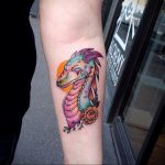 dragon tattoo on arm 23.01.2020 №044 -dragon tattoo- tattoovalue.net