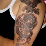 dragon tattoo on arm 23.01.2020 №051 -dragon tattoo- tattoovalue.net