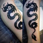 dragon tattoo on arm 23.01.2020 №059 -dragon tattoo- tattoovalue.net