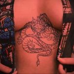 dragon tattoo on chest 23.01.2020 №015 -dragon tattoo- tattoovalue.net