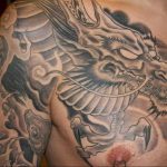 dragon tattoo on chest 23.01.2020 №033 -dragon tattoo- tattoovalue.net