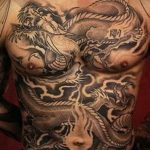 dragon tattoo on chest 23.01.2020 №034 -dragon tattoo- tattoovalue.net