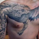 dragon tattoo on chest 23.01.2020 №041 -dragon tattoo- tattoovalue.net