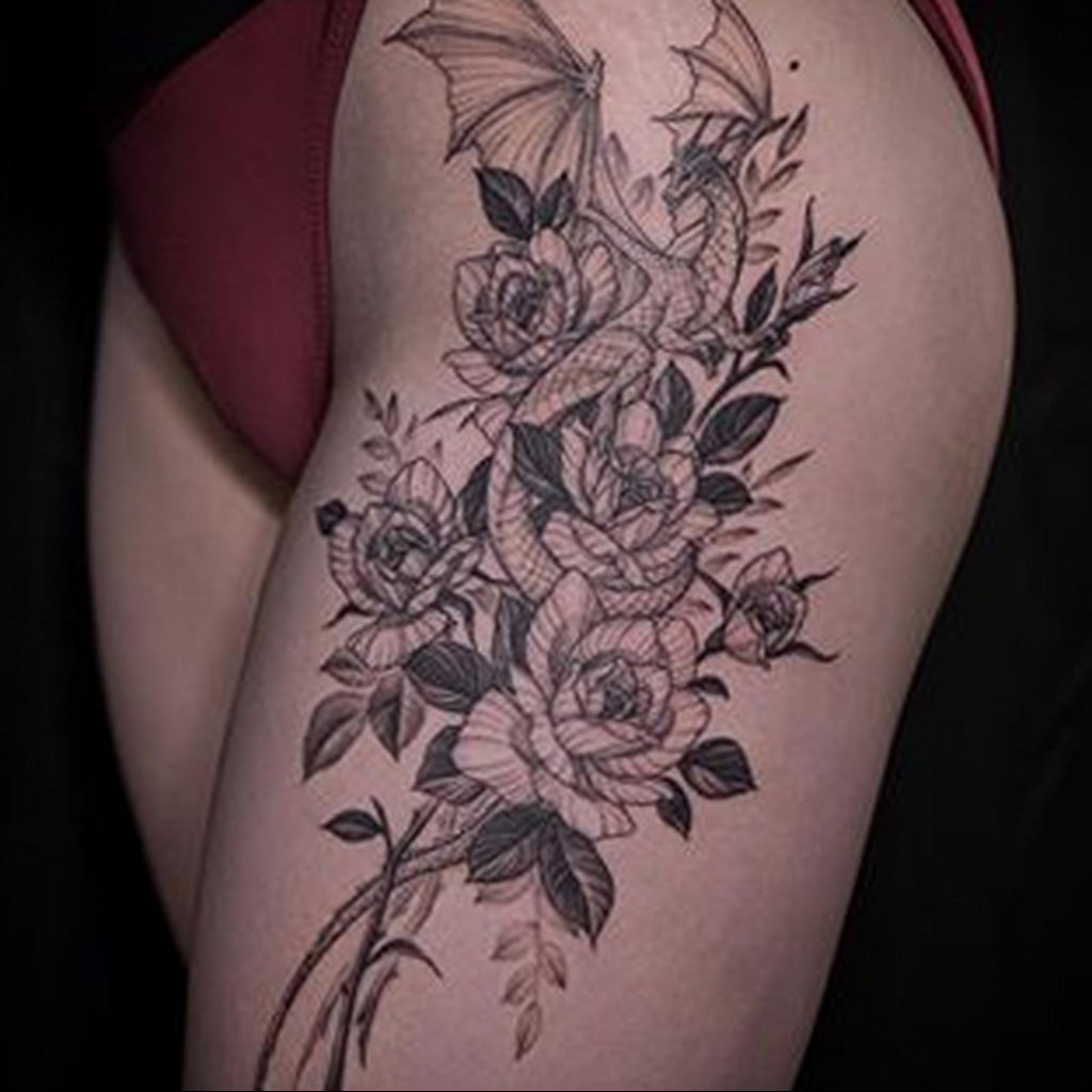 dragon and rose tattooTikTok Search