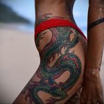 dragon tattoo on hip 23.01.2020 №019 -dragon tattoo- tattoovalue.net