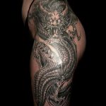 dragon tattoo on hip 23.01.2020 №001 -dragon tattoo- tattoovalue.net