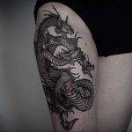 dragon tattoo on hip 23.01.2020 №031 -dragon tattoo- tattoovalue.net