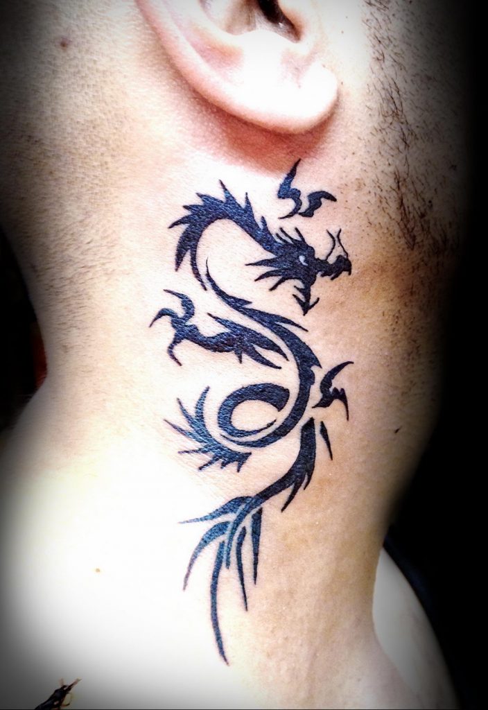 Red dragon neck tattooTikTok Search
