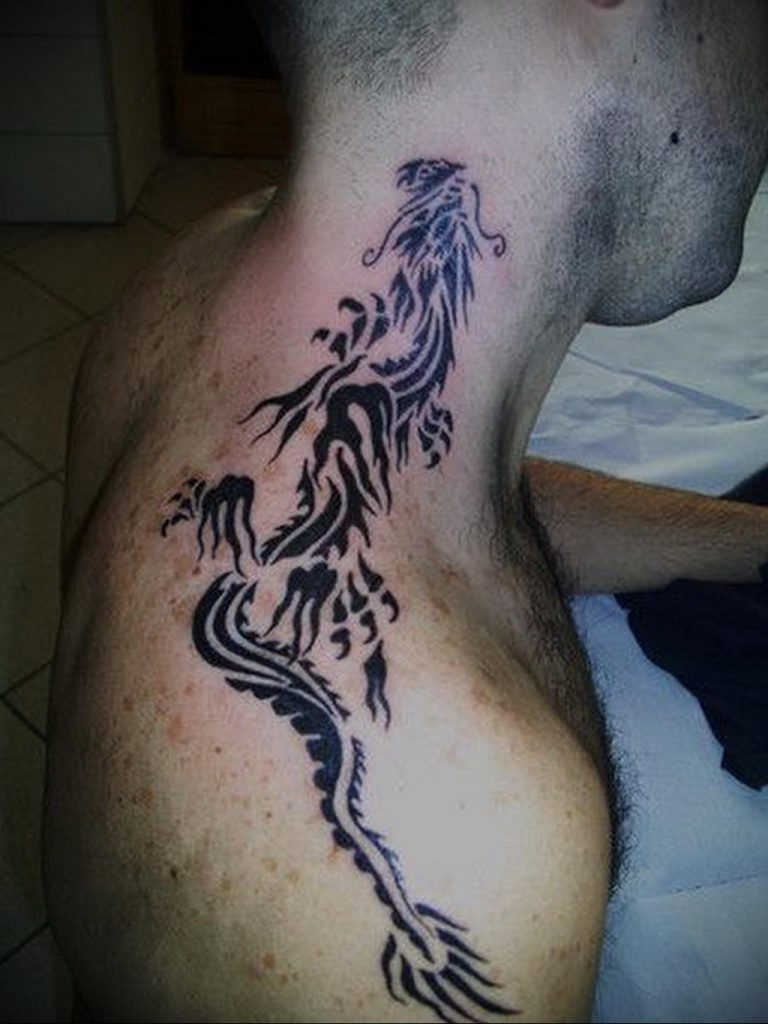 Dragon Tattoo Neck Small | Dragon tattoo neck, Dragon tattoo designs, Dragon  tattoo