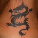 dragon tattoo on the neck 23.01.2020 №004 -dragon tattoo- tattoovalue.net