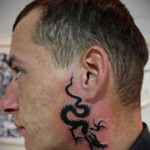 dragon tattoo on the neck 23.01.2020 №012 -dragon tattoo- tattoovalue.net