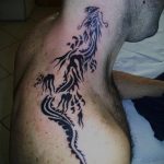 dragon tattoo on the neck 23.01.2020 №020 -dragon tattoo- tattoovalue.net