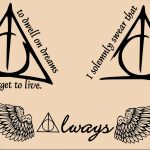 дары смерти тату 19.01.2020 №078 -deathly hallows tattoo- tattoovalue.net