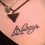 дары смерти тату 19.01.2020 №106 -deathly hallows tattoo- tattoovalue.net