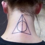 дары смерти тату 19.01.2020 №159 -deathly hallows tattoo- tattoovalue.net