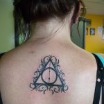 дары смерти тату 19.01.2020 №165 -deathly hallows tattoo- tattoovalue.net