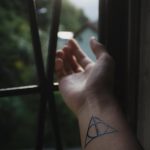 дары смерти тату 19.01.2020 №172 -deathly hallows tattoo- tattoovalue.net