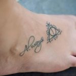 дары смерти тату 19.01.2020 №173 -deathly hallows tattoo- tattoovalue.net