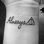 дары смерти тату 19.01.2020 №204 -deathly hallows tattoo- tattoovalue.net