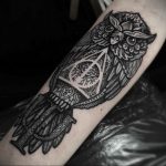 дары смерти тату 19.01.2020 №224 -deathly hallows tattoo- tattoovalue.net